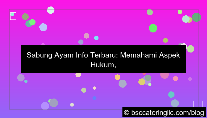 desain sabung ayam info terbaru