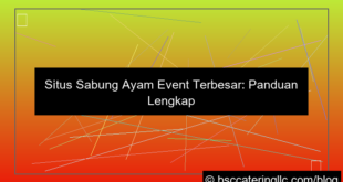 desain situs sabung ayam event terbesar