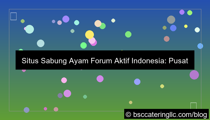 visual situs sabung ayam forum aktif indonesia