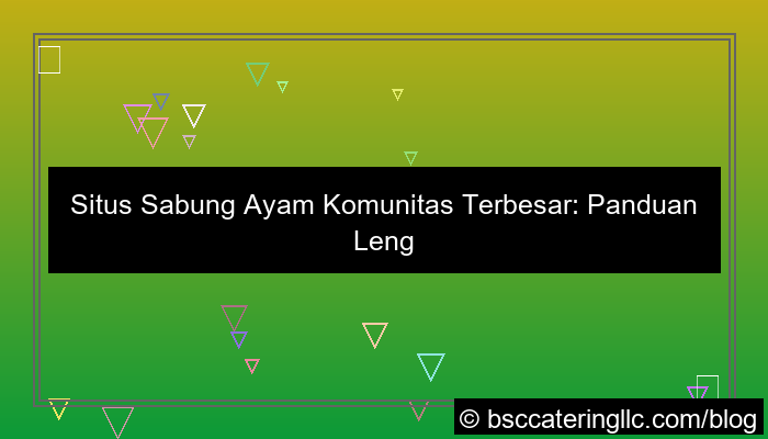 situs sabung ayam komunitas terbesar