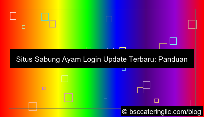 situs sabung ayam login update terbaru