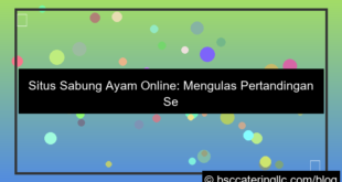 situs sabung ayam pertandingan sengit