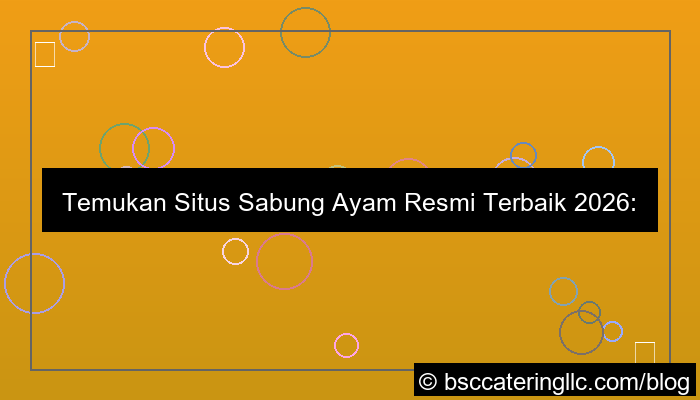 grafik situs sabung ayam resmi terbaik 2026