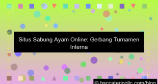 desain situs sabung ayam turnamen internasional