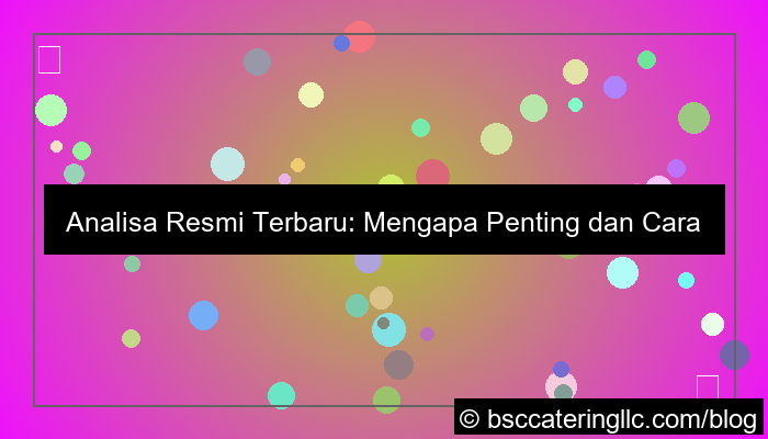 wala meron analisa resmi terbaru