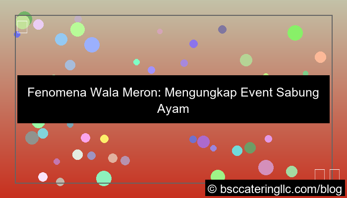 ilustrasi wala meron event terbesar asia