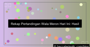 wala meron rekap pertandingan hari ini