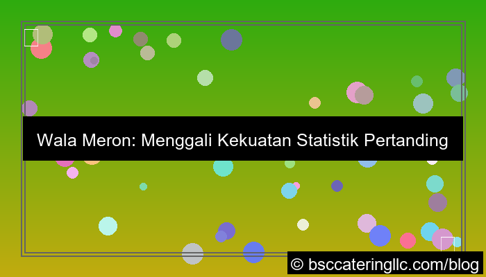 wala meron statistik pertandingan detail